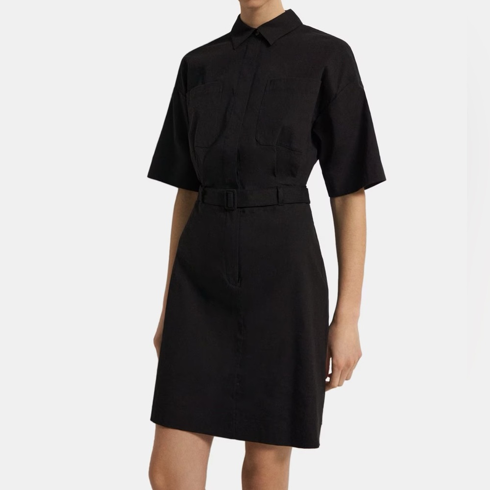 Theory linen shirtdress- size 2